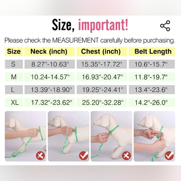 Dog Harness size medium - Picture 4 of 4
